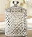 Fifth Avenue Crystal Muirfield Faceted Crystal Covered Jar- 5-1/2-Inch D by 8.25-Inch H