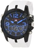 U.S. Polo Assn. Sport Mens US9240 White Analog Digital Strap Watch
