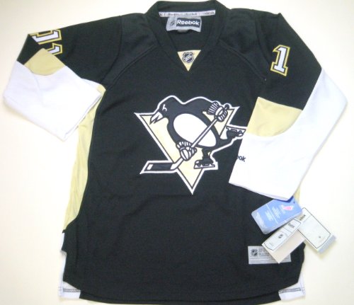 NHL Reebok Pittsburgh Penguins Jordan Staal Youth L/XL Stitched Premier Jersey Black