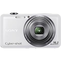 Sony DSC-WX7W Digitalkamera (16 Megapixel, 5-fach opt. Zoom, 3D-Schwenkpanorama, 10 Bilder/Sek., 7,1 cm (2,8 Zoll) Display) wei�