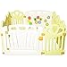 Kiddygem Puzzle and Beep with HEART! Baby Playpen, Kid Playzone - 10 Panels (Yellow) 12.69sqft