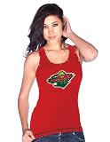 Majestic Threads NHL Minnesota Wild Tank Top, Small, Red