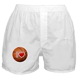 Artsmith, Inc. Boxer Short (Shorts) I Love Basketball - Medium
