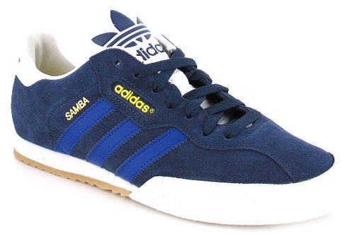 Mens/Gents Navy Adidas Trainers With Durable Rubber Toe Guard. - New Navy/Royal/White - UK 7