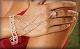 Rhinestone Slave Bracelet.