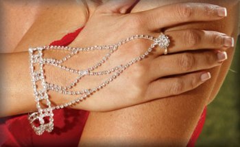 Click here to buy Rhinestone Slave Bracelet..