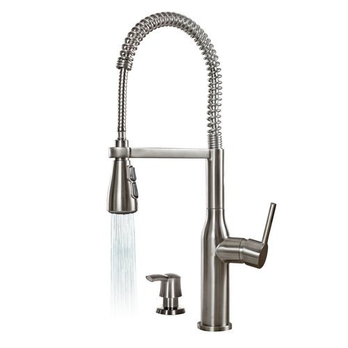 Miseno MK500 SS Arliano Commercial Style Pre Rinse Kitchen Faucet with