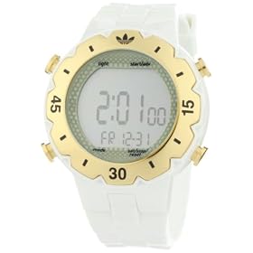 adidas Unisex ADH1938 Digital White Rubber Watch