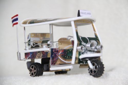 Pull Back Toy Cars - Auto Rickshaw Tri Wheel Local Taxi Meter Model - Beer Handcrafted Modern