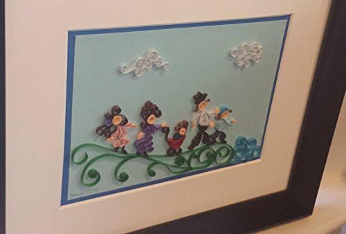 "To the water" quilling framed wall art