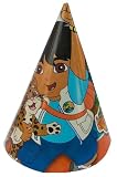 GO DIEGO GO Cone Party Hats - 8 pack