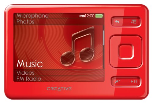 Creative Zen 4 GB MP3 Player (Red)