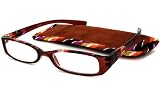 Calabria Readers Full Readers (Women) Reading Glasses - 731 Chocolate Multi-Color