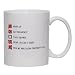 HUG MY ANATOLIAN SHEPHERD DOG CHECKLIST Mug for Coffee / Hot Beverage (choice of sizes and colors)