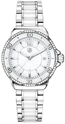 Stainless Steel Formula 1 White Dial Ceramic Diamonds