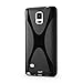 Samsung Galaxy Note 4 Case - Exact Samsung Galaxy Note 4 Case [JUMP Series] - X-Line SoftGel Flexible TPU Case for Samsung Galaxy Note 4 (SM-N910S / SM-N910C) Black