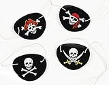 Pack Of 48 Pirate Eye Patches/Party Favors Assorted