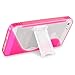Leegoal(TM) Pink S-Line Wave Design TPU Bumper Gel Shell Back Case Cover Skin with Stand for iphone 5 5G 5th