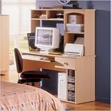 Nexera Alegria Student Desk and Hutch in Maple