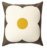 Orla Kiely Giant Abacus Cushion - Chocolate / Sunflower