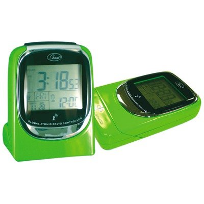 Global Sync Atomic Clock Shiny Green