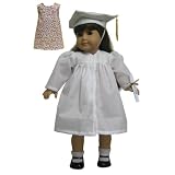 White Graduation Outfit, Dress and Diploma Included! Fits 18" Dolls like American Girl®
