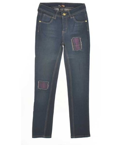"Panyc ""Plaidvantage"" Stretch Skinny Jeans (Sizes 7 - 16)"