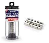 MAGCRAFT® Magnets - 3/8" x 1/4" Rare Earth Disc, Package of 12