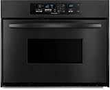 KEBC147VBL 24 Single Electric Wall Oven with 3.1 cu. ft. Third Hidden Element True Convection