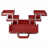 Japonesque Medium Train Case - Red