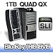 Gateway FX541XG Extreme Intel Gaming PC - Intel Core 2 Extreme QX6850, 4GB, 1TB, Blu-Ray/HD-DVD Player/DVDRW, 2x 8800 GT SLI, X-Fi, Flash Reader, 2x Gigabit, Windows Vista Home Premium SP1