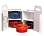 Le Creuset - Les c�ramiques - coffret de 4 mini cocottes - rondes - Bleu/ Cerise/ Volcanique / Noir - 10cm - 91006900990000