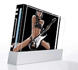 Guitar Girl Decorative Protector Skin Decal Sticker for Nintendo Wii Console