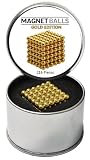 Magnet Balls Gold Edition : The Original 216 Pc Magnetic Rare Earth Magnet Puzzle in Collector Tin (5mm)