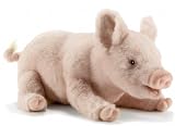 Anima Hansa cm 33 couché Cochon Peluche