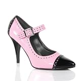 VANITY-443, Color: Black Baby Pink Patent, Ladies Size (US): 13 by Shoes EHH