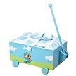 Baby Aspen "Welcome to the World" Blue Baby Wagon -10 Piece Gift Set - 0-6 months