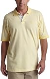 IZOD Mens Short Sleeve Feed Stripe Pique Polo