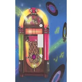 Retro 1950's Jukebox Decorative Switchplate Cover