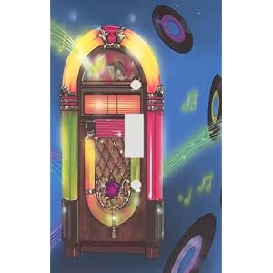Retro 1950's Jukebox Decorative Switchplate Cover by 