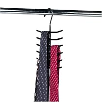 Non-slip Tie & Belt Valet - Set of 2, Each Hold 12