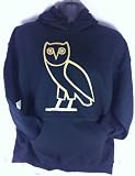 Sweat OVO Octobers Owl Very Own ovoxo Black Hoodie Sweatshirt Adult XX-Large