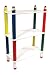 Ziggy Art Raphael Colourful Childrens Shelf Unit 70Cm High