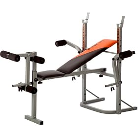 V-Fit Herculean Folding Weight Bench with Leg Unit and Fly Attachment