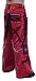 Tripp Red Dagger Skull Net Pocket Pants #1