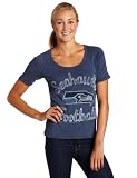 NFL Women's Seattle Seahawks Heather Vintage Thermal Sleeve Athletic Tee