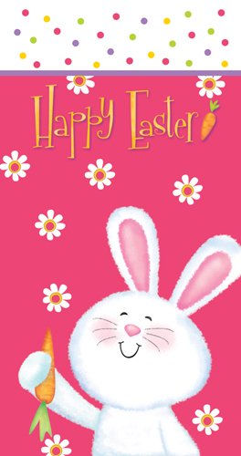 Happy Bunny Cello Easter Bags - 20/Pack (4