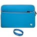 Baby Blue Durable Scratch Resistant Neoprene Sleeve Protective Carrying Case for Amazon Kindle Fire 7-inch Multi Touch Screen Tablet - 8GB Android Wireless (Wifi) Tablet + SumacLife TM Wisdom Courage Wristband