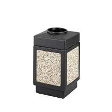 Safco Canmeleon Aggregate Panel, Top Open, 38 Gallon, 18.25 Inches Width x 31.5 Inches Height (9471NC)