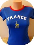 YOUTH FRANCE SOCCER T-SHIRT JERSEY SIZE LARGE - RUNS SMALL SO GOOD FOR LADIES SIZE MEDIUM.NEW